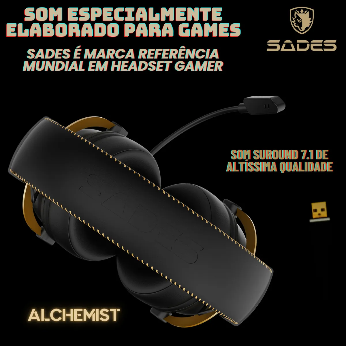 Headset gamer 7.1 - 3