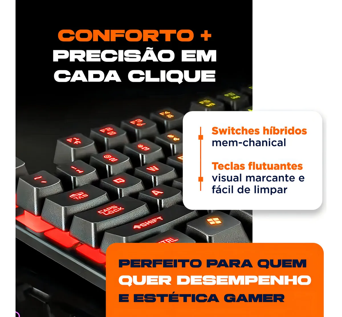 Teclado mecânico RGB - 4
