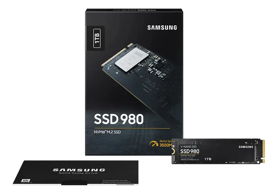 SSD NVMe 1TB de alta velocidade